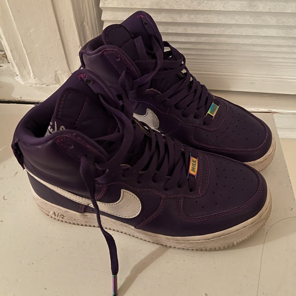 PURPLE AIR FORCE 1 HIGH RETRO